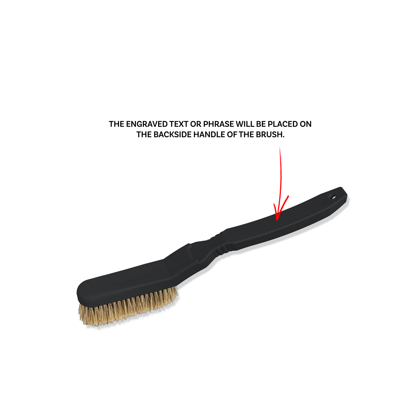 Footless Bird Custom Climbing Brush (Black)